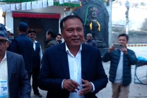 Former Minister Kulman Ghising Casts Vote from Mahankal